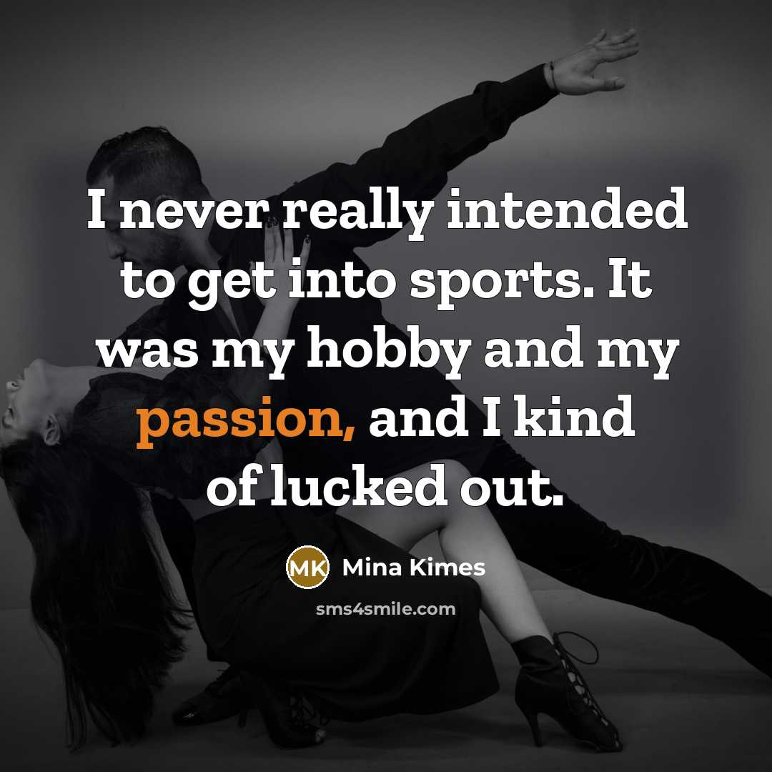 “I never really intended to get into sports. It was…” quote by Mina Kimes