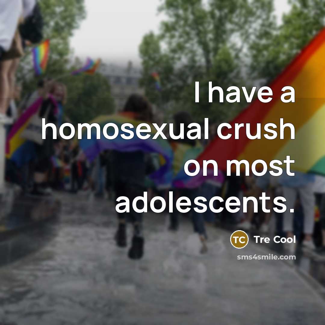 “I have a homosexual crush on most adolescents.” quote by Tre Cool