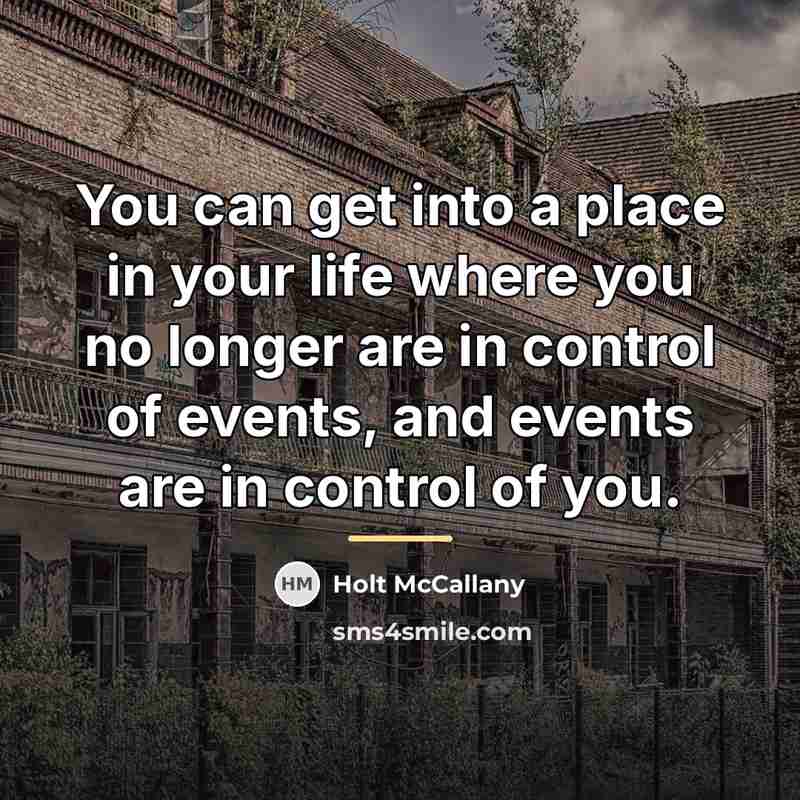 “You can get into a place in your life where…” quote by Holt McCallany