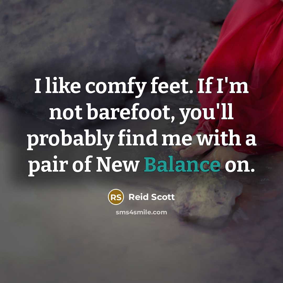 “I like comfy feet. If I'm not barefoot, you'll probably…” quote by Reid Scott