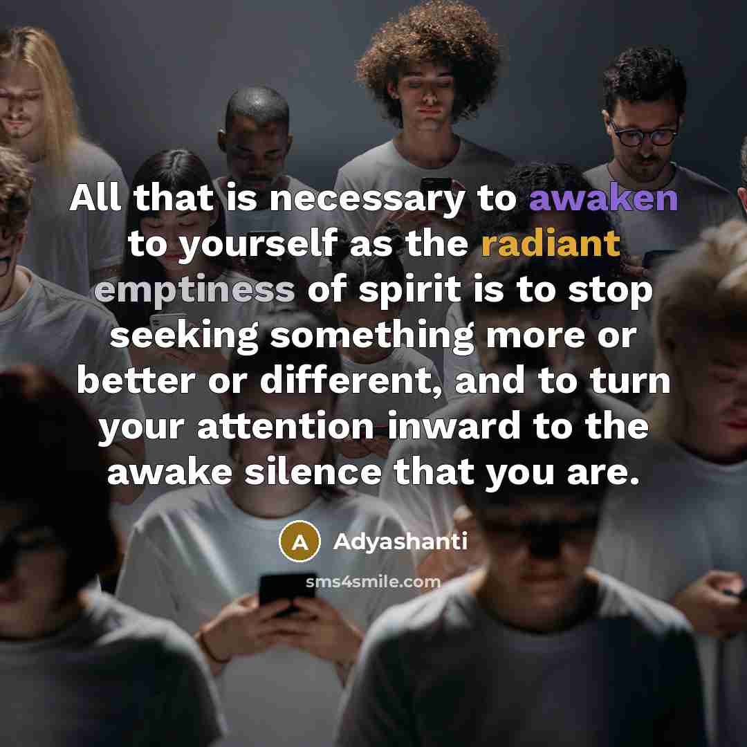 “All that is necessary to awaken to yourself as the…” quote by Adyashanti