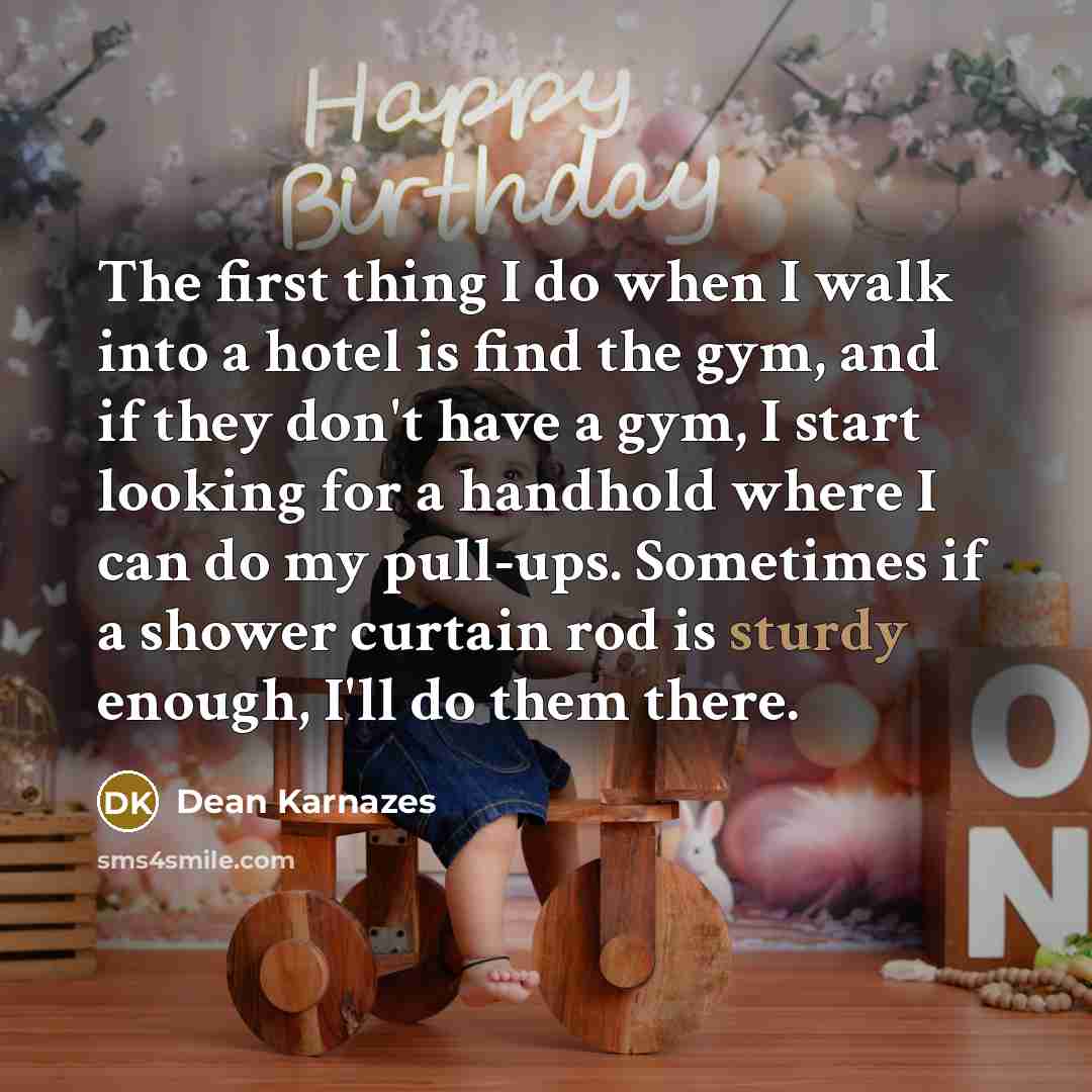 “The first thing I do when I walk into a…” quote by Dean Karnazes
