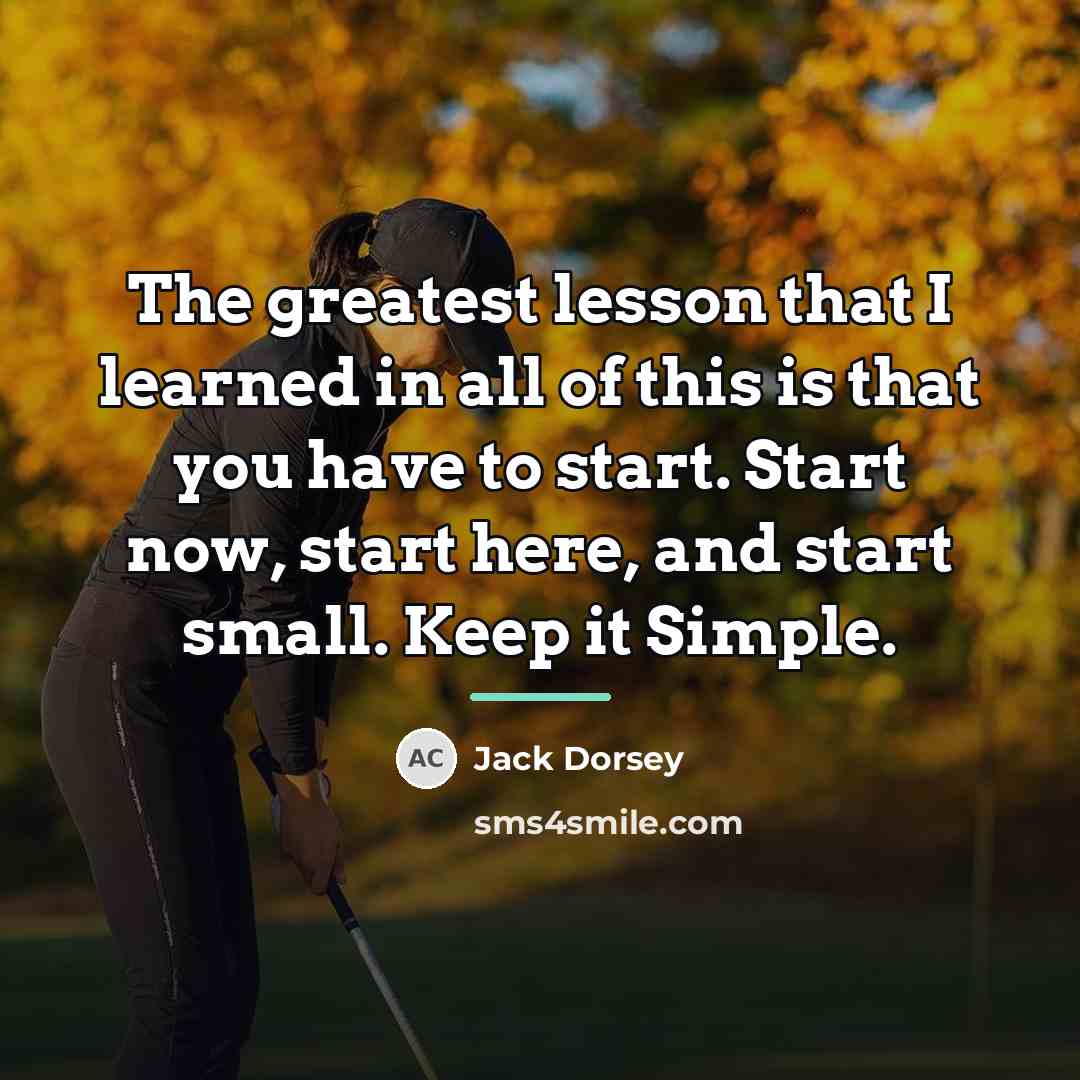 “The greatest lesson that I learned in all of this…” quote by Jack Dorsey