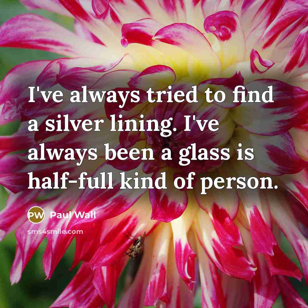 “I've always tried to find a silver lining. I've always…” quote by Paul Wall