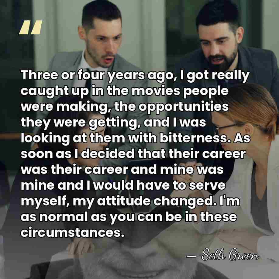Three or four years ago, I got really caught up in the&hellip; - Seth Green
