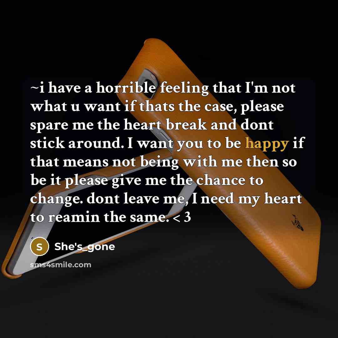 “~i have a horrible feeling that I'm not what u…” quote by She's_gone