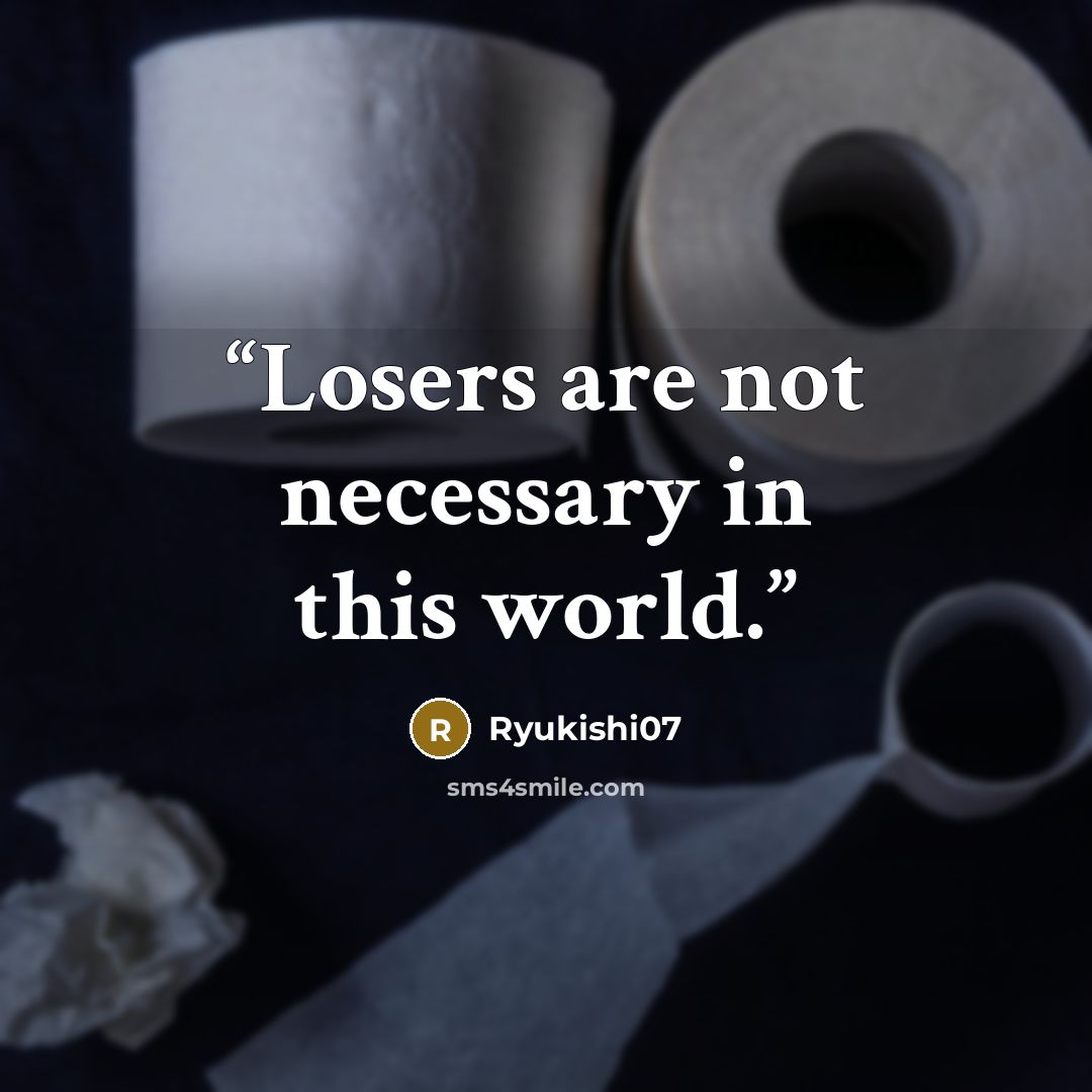 “Losers are not necessary in this world.” quote by Ryukishi07