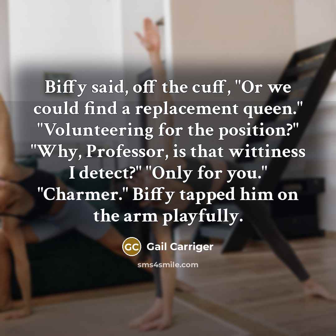 “Biffy said, off the cuff, "Or we could find a…” quote by Gail Carriger