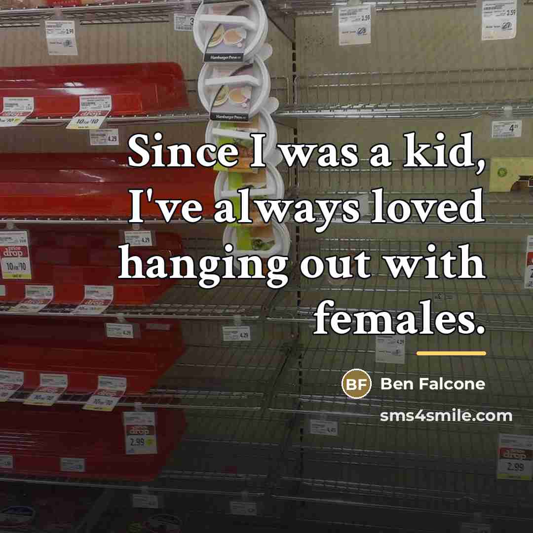 “Since I was a kid, I've always loved hanging out…” quote by Ben Falcone