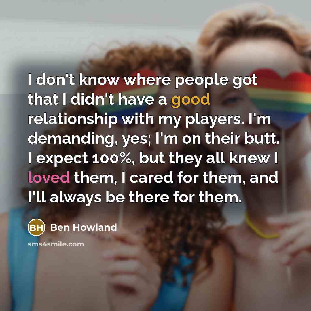 “I don't know where people got that I didn't have…” quote by Ben Howland