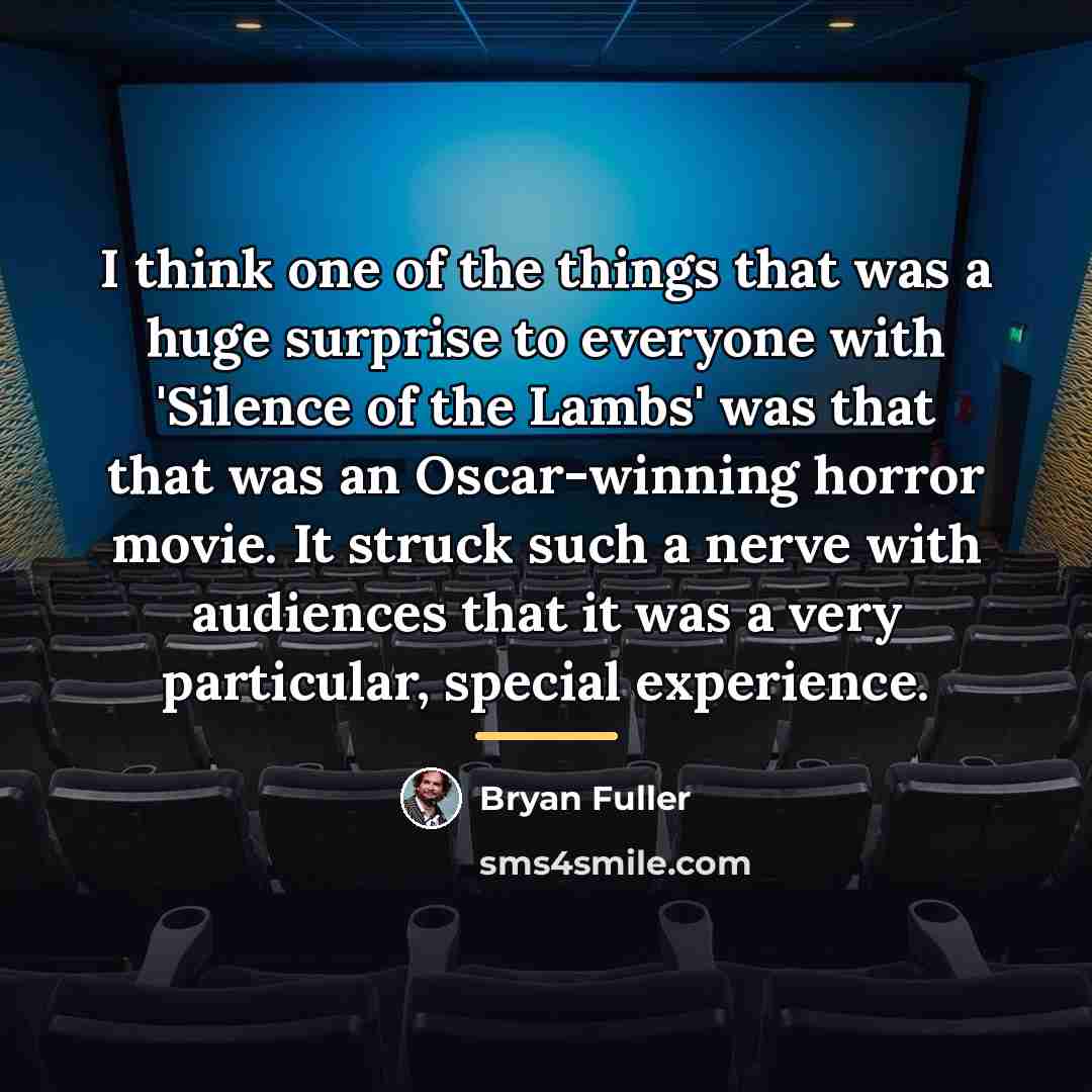 “I think one of the things that was a huge…” quote by Bryan Fuller