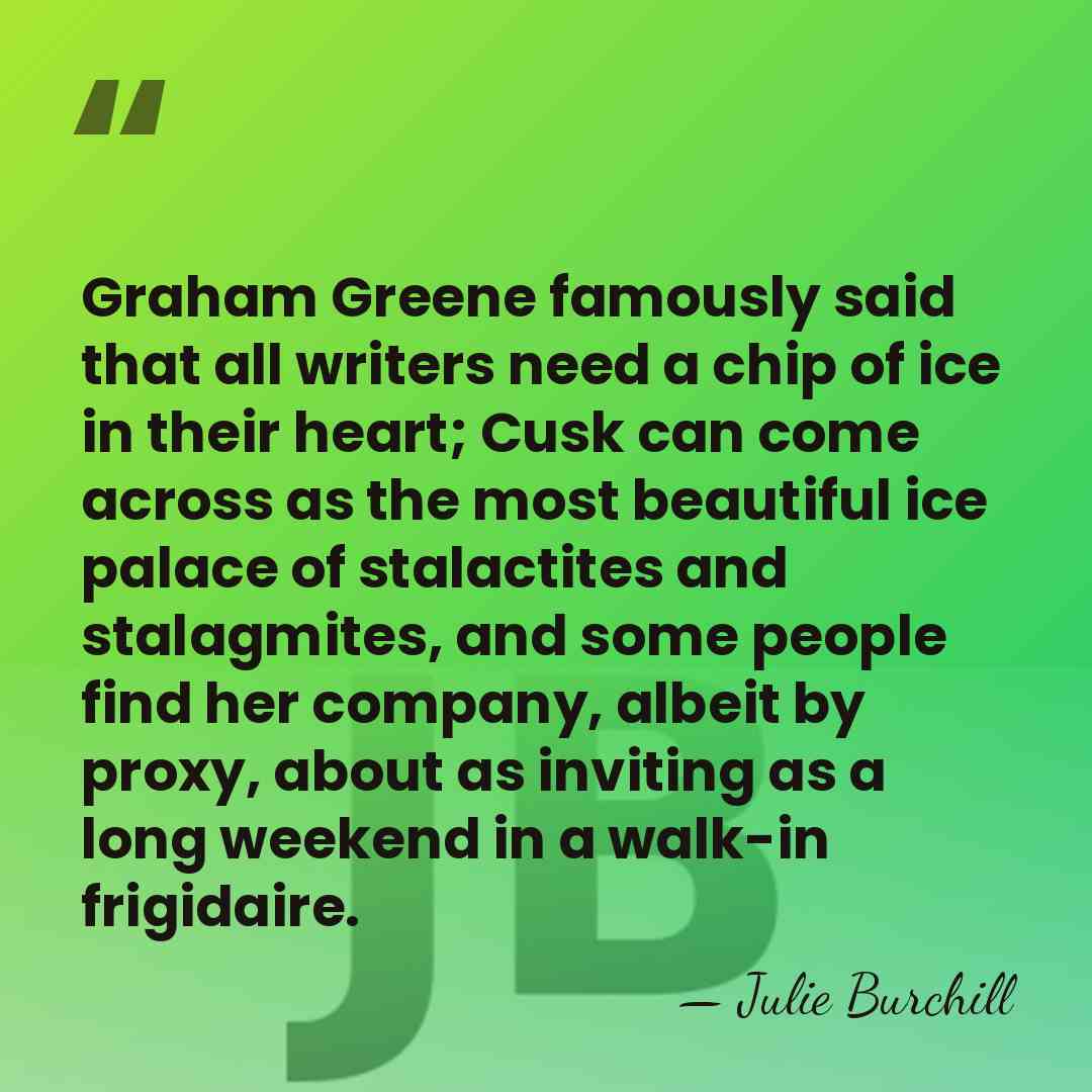 Graham Greene famously said that all writers need a chip of ice&hellip; - Julie Burchill
