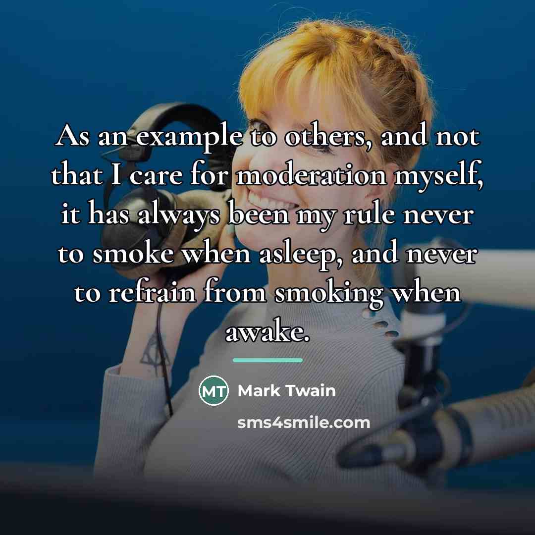 “As an example to others, and not that I care…” quote by Mark Twain