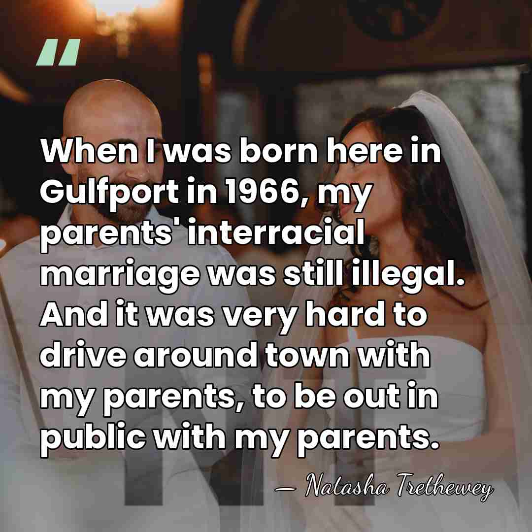 When I was born here in Gulfport in 1966, my parents' interracial&hellip; - Natasha Trethewey