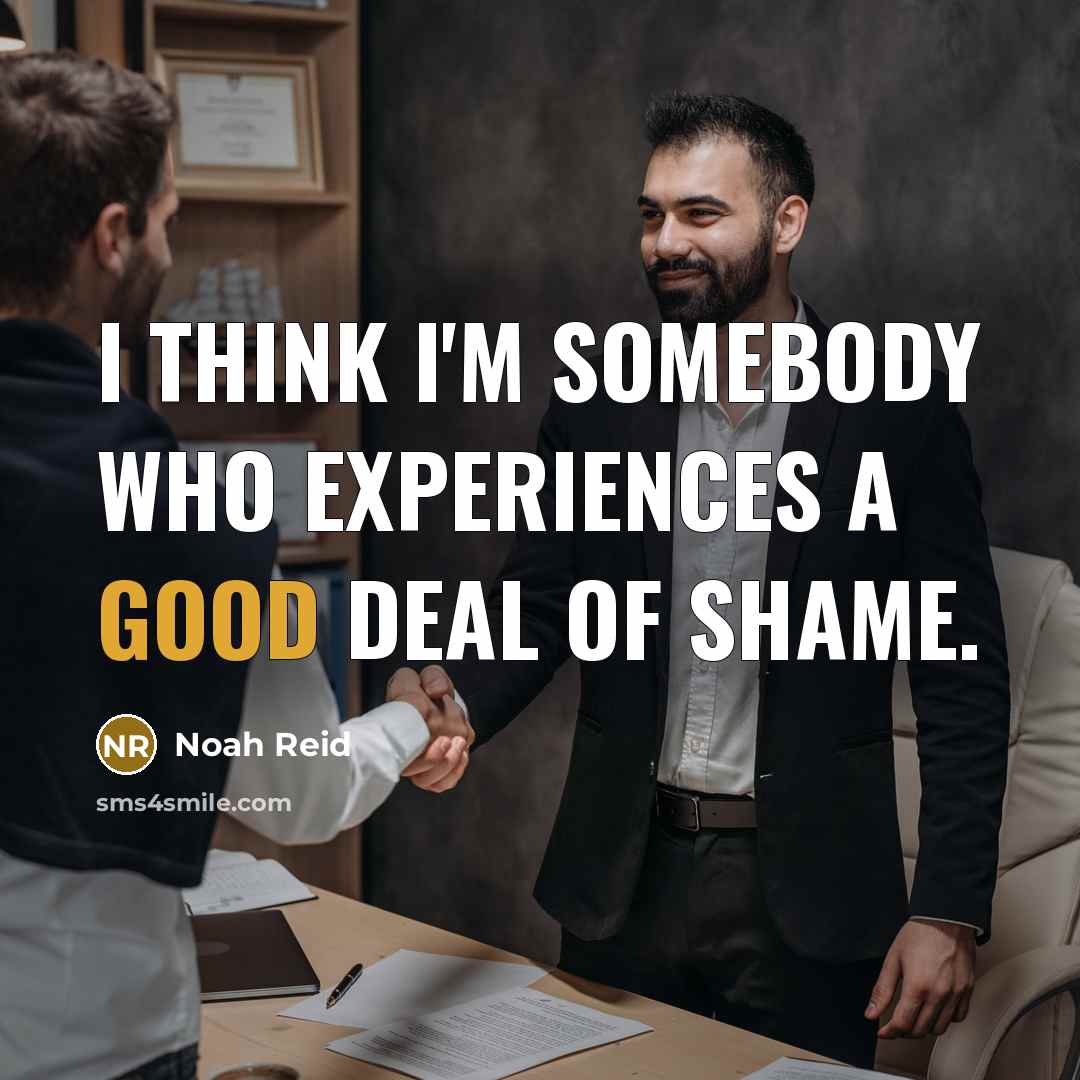 “I think I'm somebody who experiences a good deal of…” quote by Noah Reid