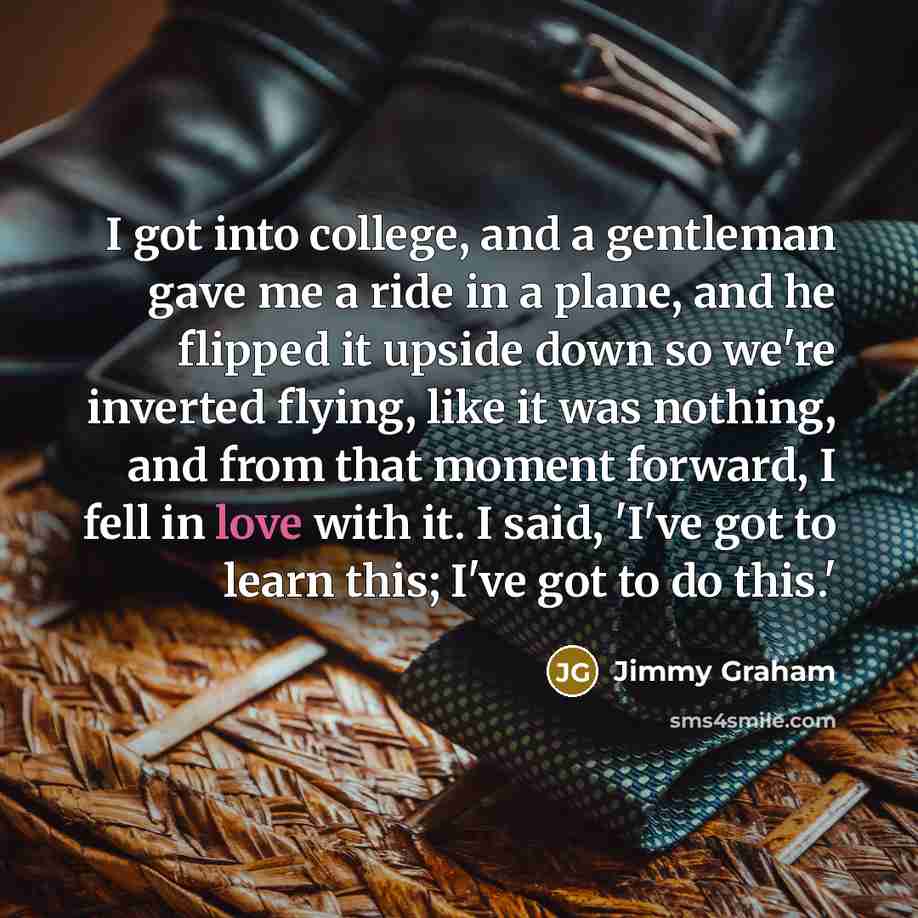 “I got into college, and a gentleman gave me a…” quote by Jimmy Graham