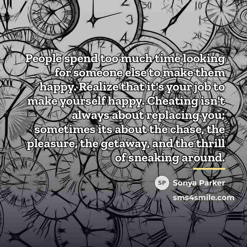 “People spend too much time looking for someone else to…” quote by Sonya Parker