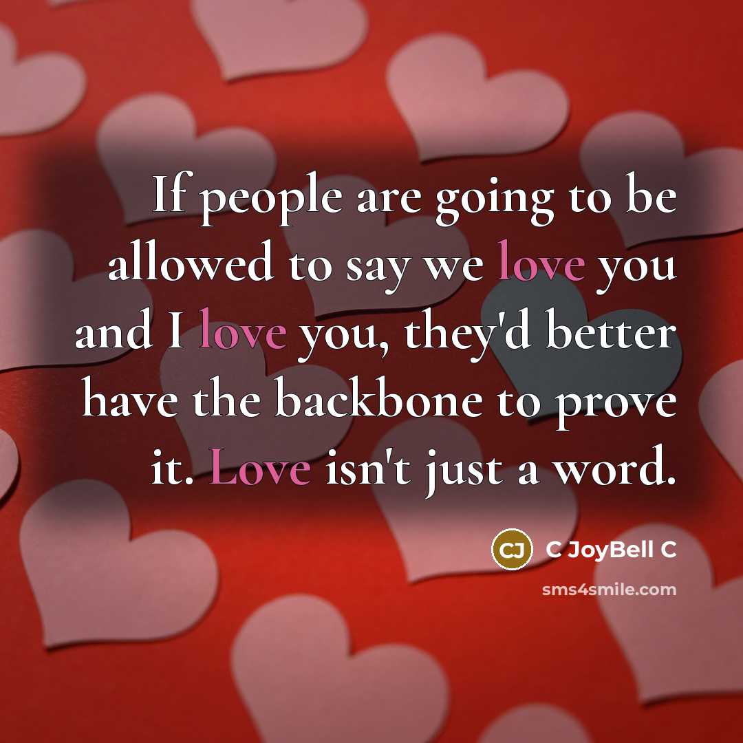 “If people are going to be allowed to say we…” quote by C Joybell C
