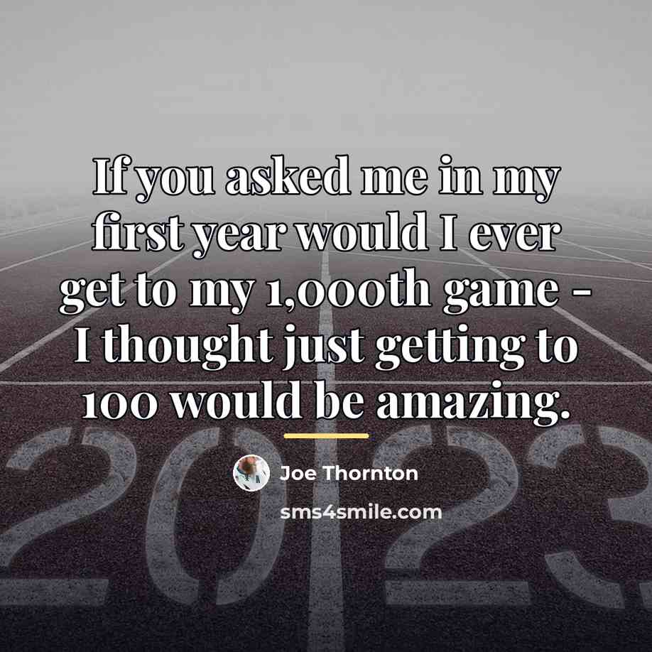 “If you asked me in my first year would I…” quote by Joe Thornton