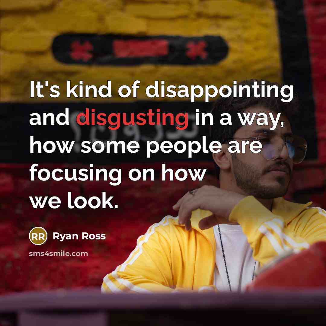 “It's kind of disappointing and disgusting in a way, how…” quote by Ryan Ross