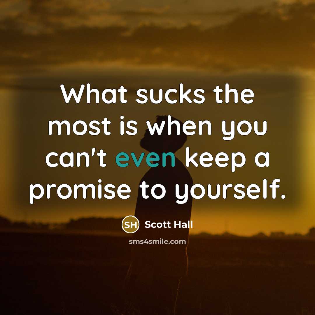 “What sucks the most is when you can't even keep…” quote by Scott Hall
