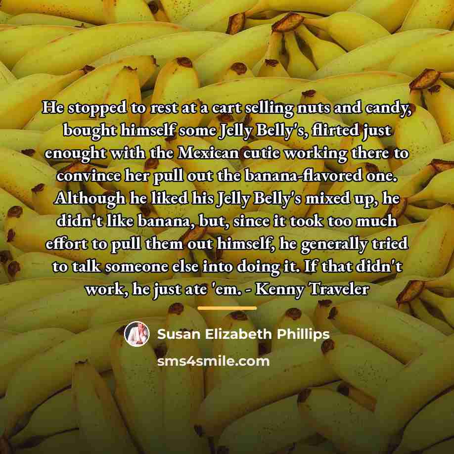 “He stopped to rest at a cart selling nuts and…” quote by Susan Elizabeth Phillips