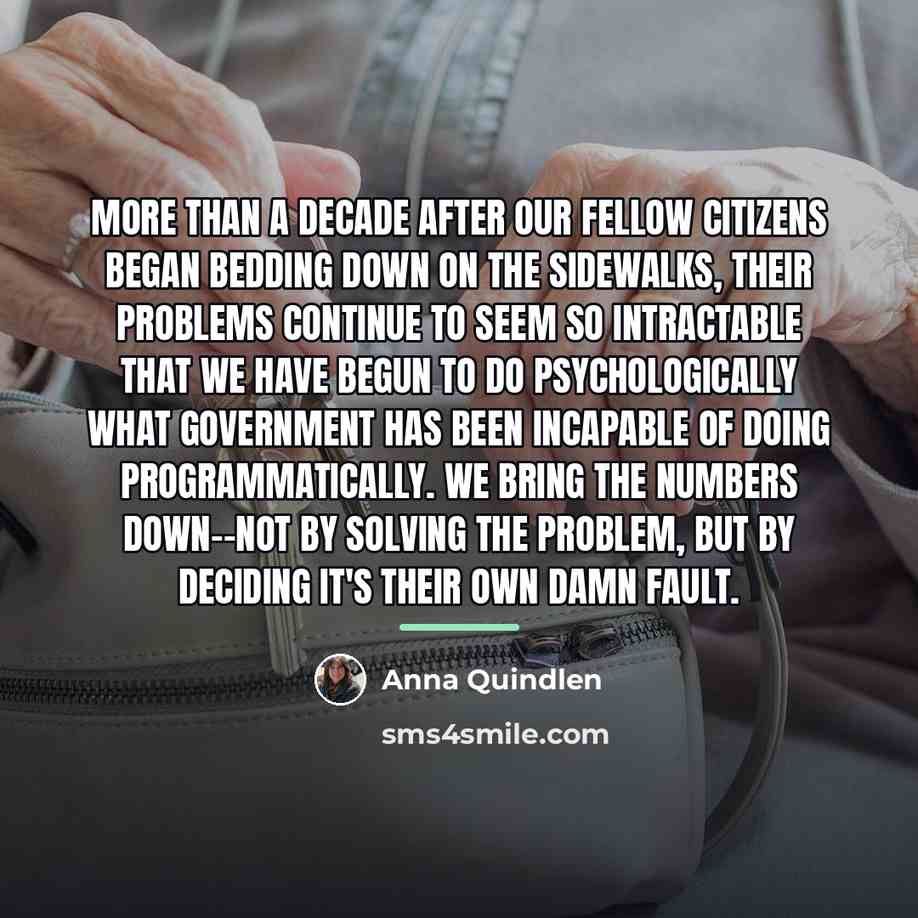 “More than a decade after our fellow citizens began bedding…” quote by Anna Quindlen