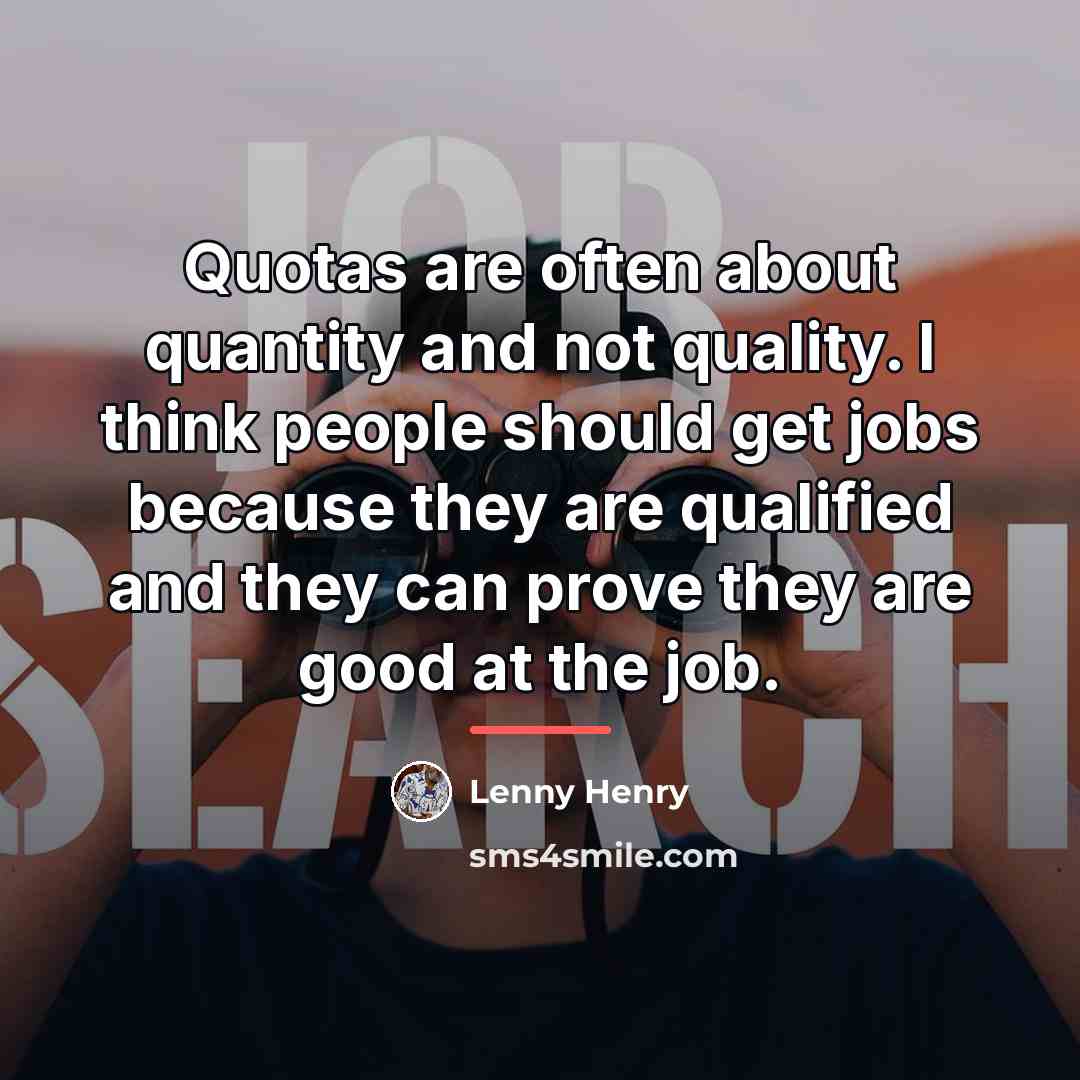 “Quotas are often about quantity and not quality. I think…” quote by Lenny Henry