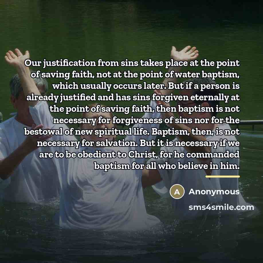 “Our justification from sins takes place at the point of…” quote by Anonymous