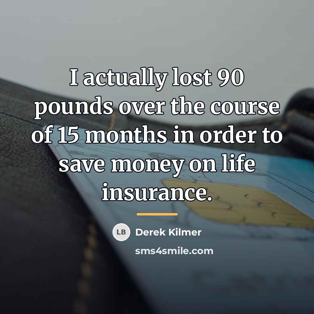 “I actually lost 90 pounds over the course of 15…” quote by Derek Kilmer