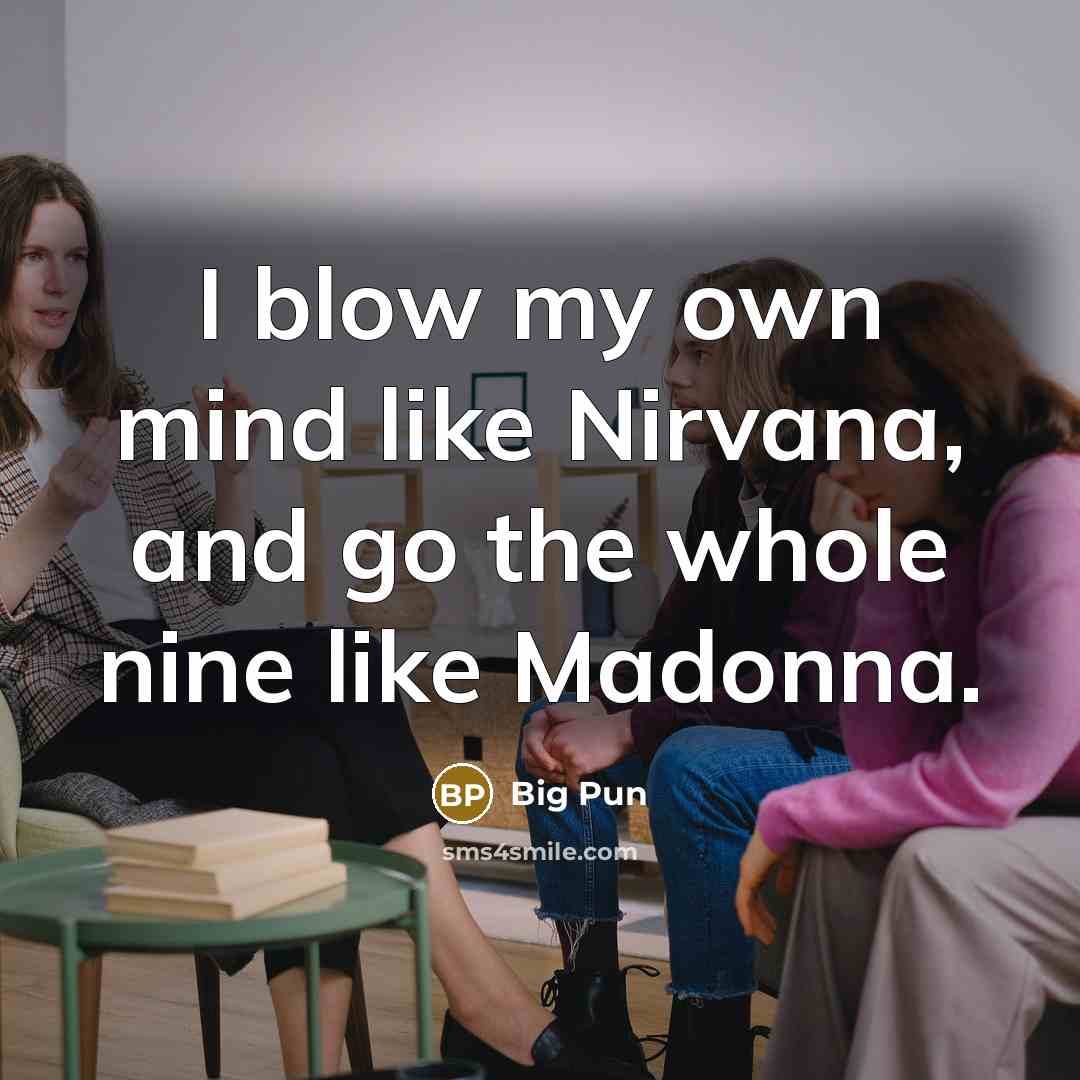 “I blow my own mind like Nirvana, and go the…” quote by Big Pun