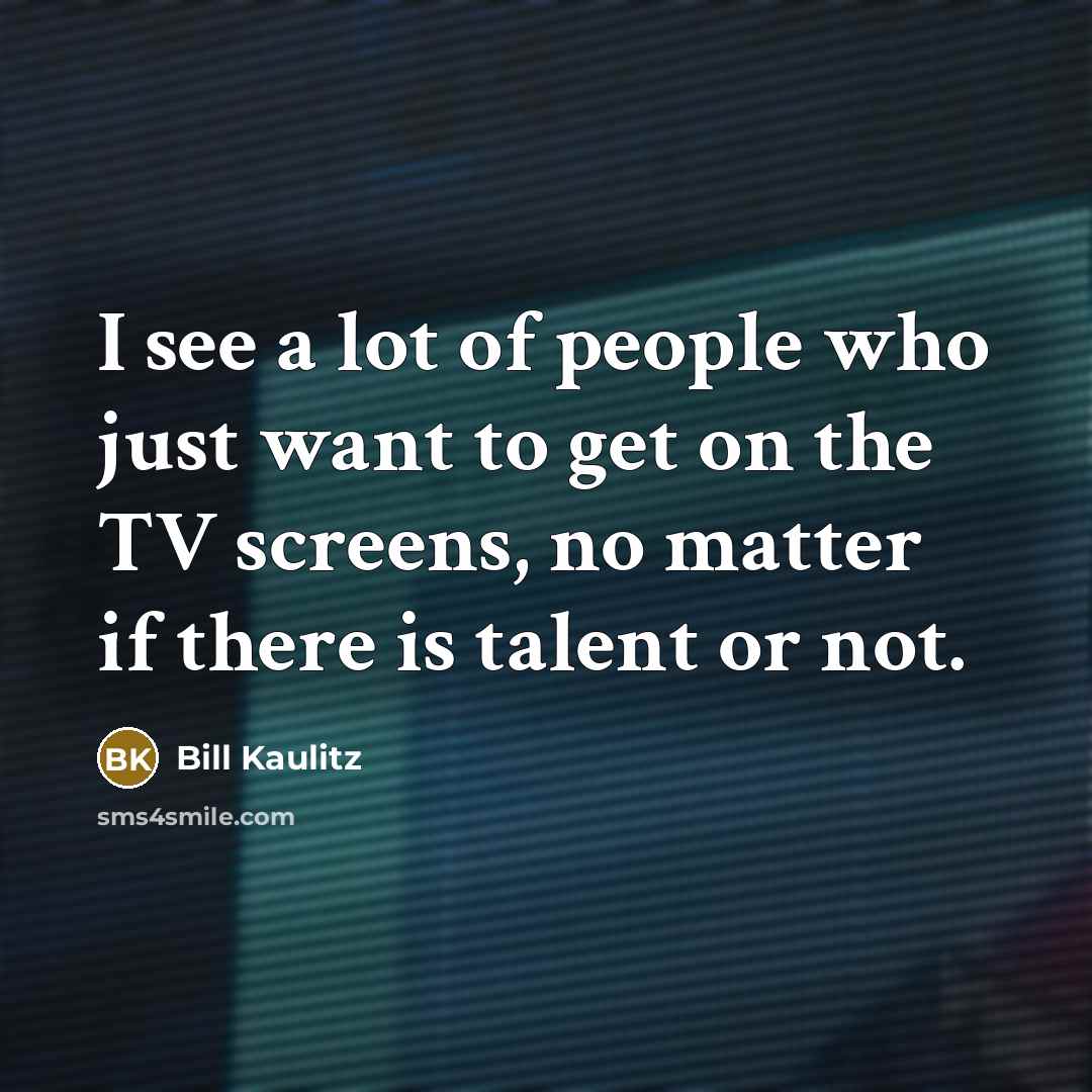 “I see a lot of people who just want to…” quote by Bill Kaulitz