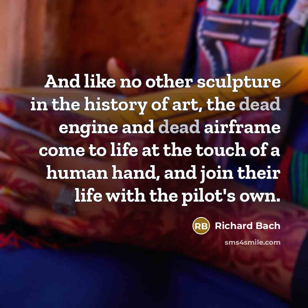 “And like no other sculpture in the history of art,…” quote by Richard Bach