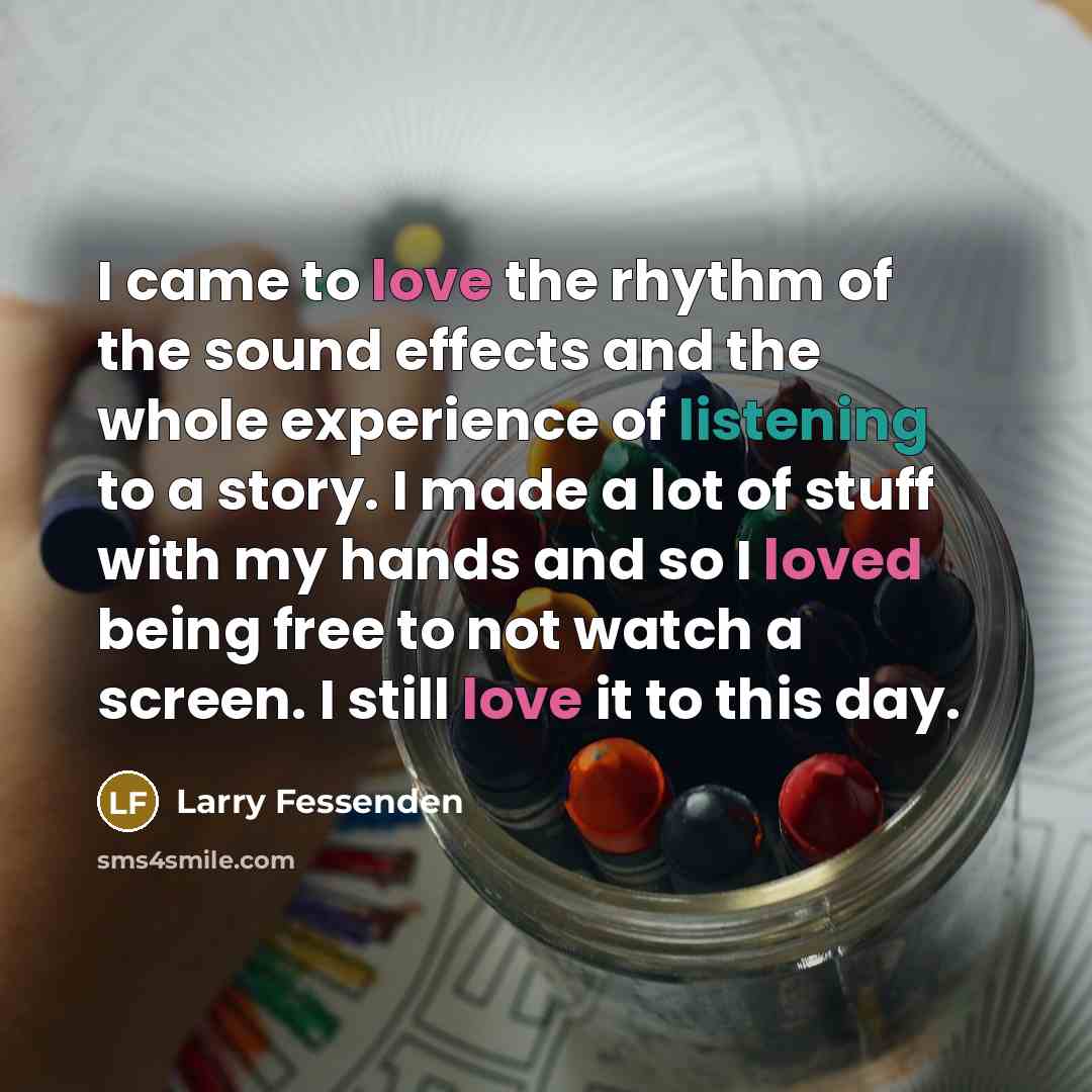 “I came to love the rhythm of the sound effects…” quote by Larry Fessenden