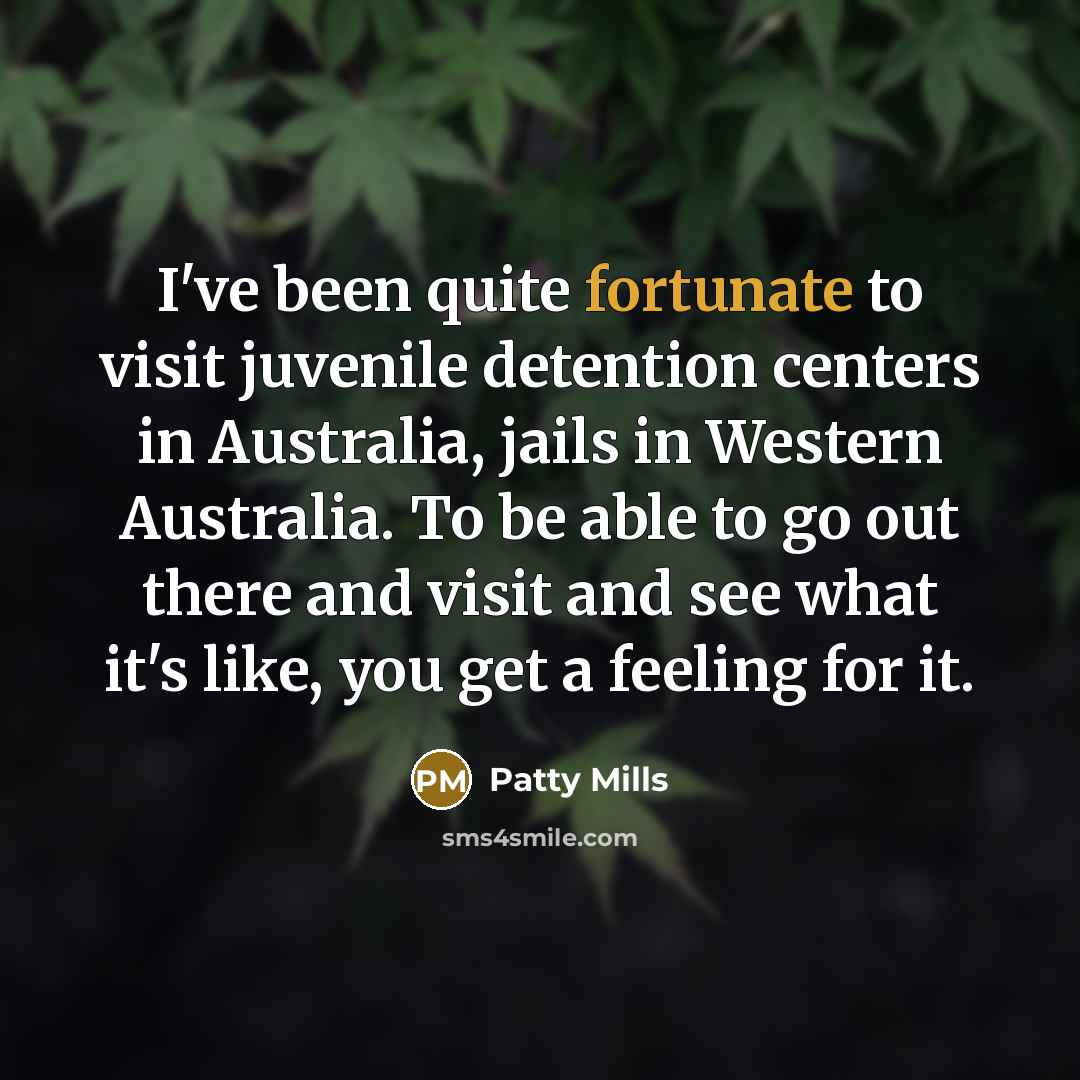 “I've been quite fortunate to visit juvenile detention centers in…” quote by Patty Mills