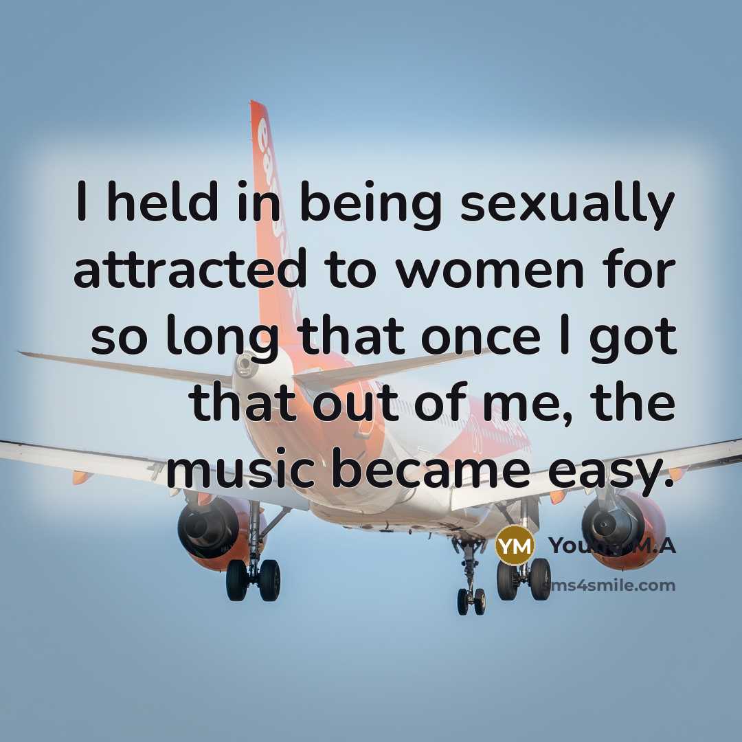 “I held in being sexually attracted to women for so…” quote by Young M.A