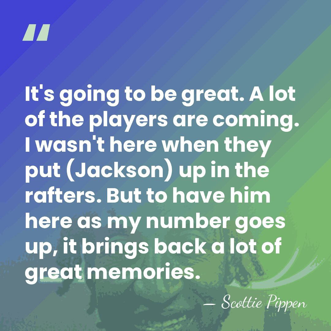 It's going to be great. A lot of the players are coming.&hellip; - Scottie Pippen