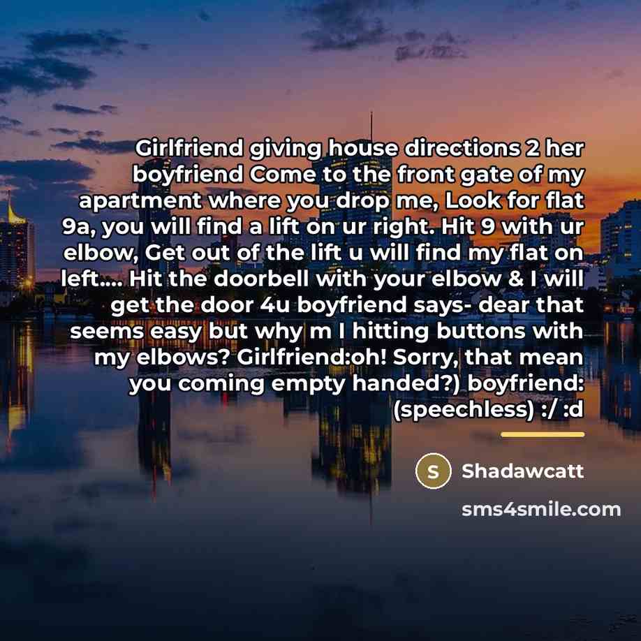 “Girlfriend giving house directions 2 her boyfriend Come to the…” quote by Shadawcatt