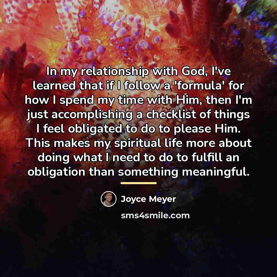 “In my relationship with God, I've learned that if I…” quote by Joyce Meyer