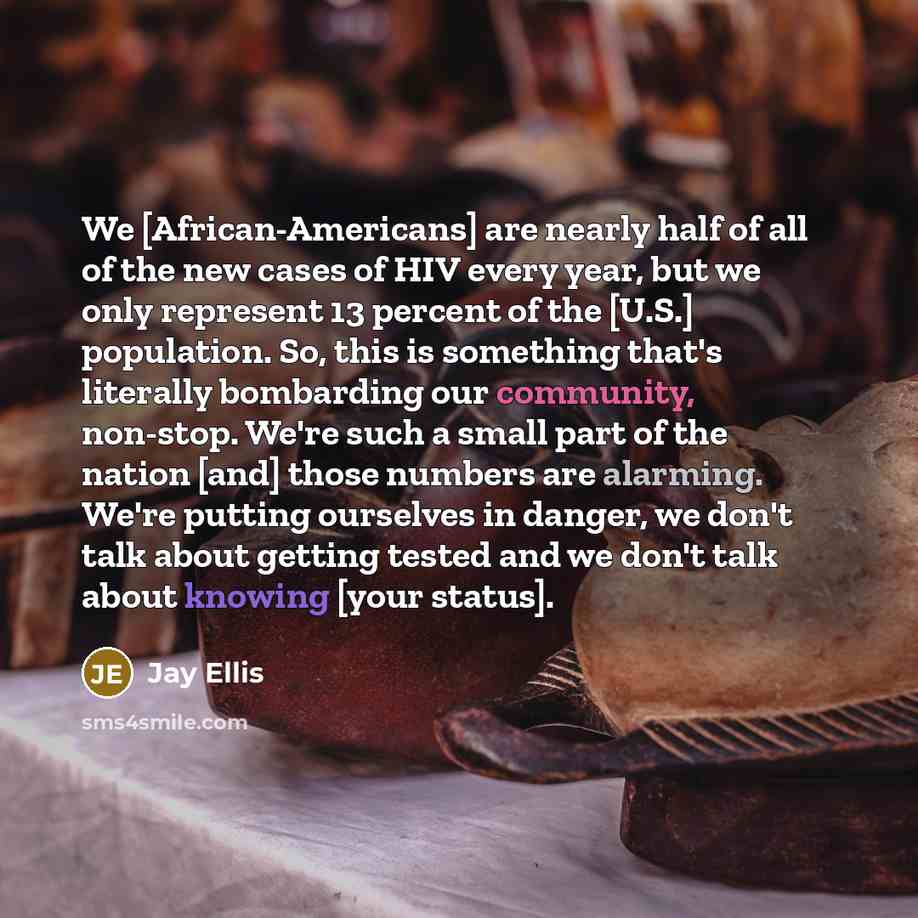 “We [African-Americans] are nearly half of all of the new…” quote by Jay Ellis