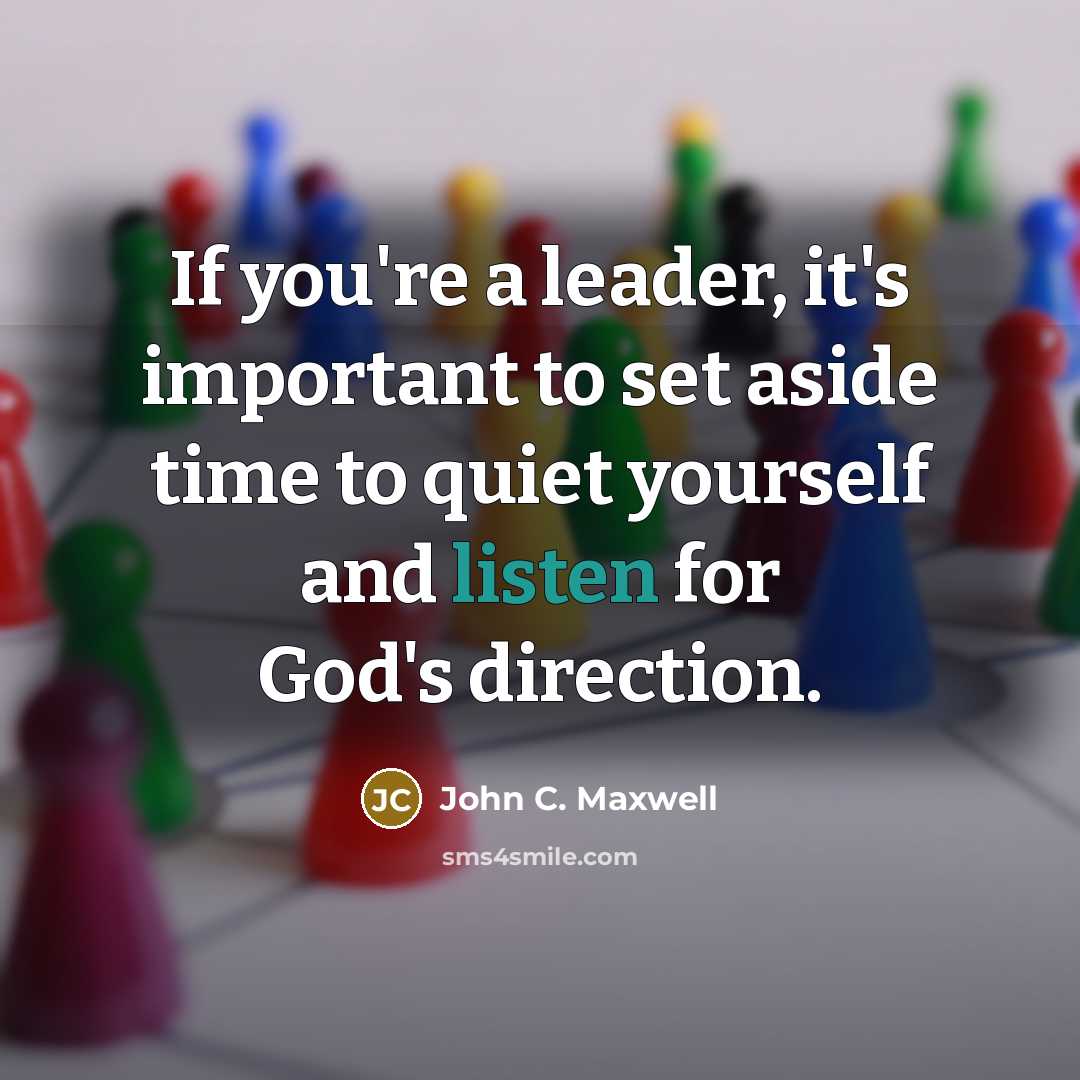 “If you're a leader, it's important to set aside time…” quote by John C. Maxwell