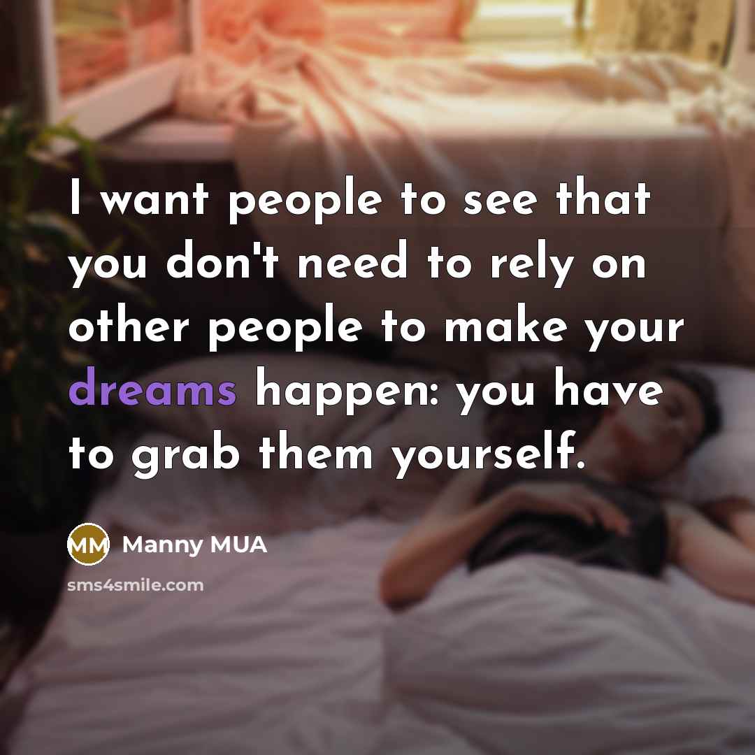 “I want people to see that you don't need to…” quote by Manny MUA