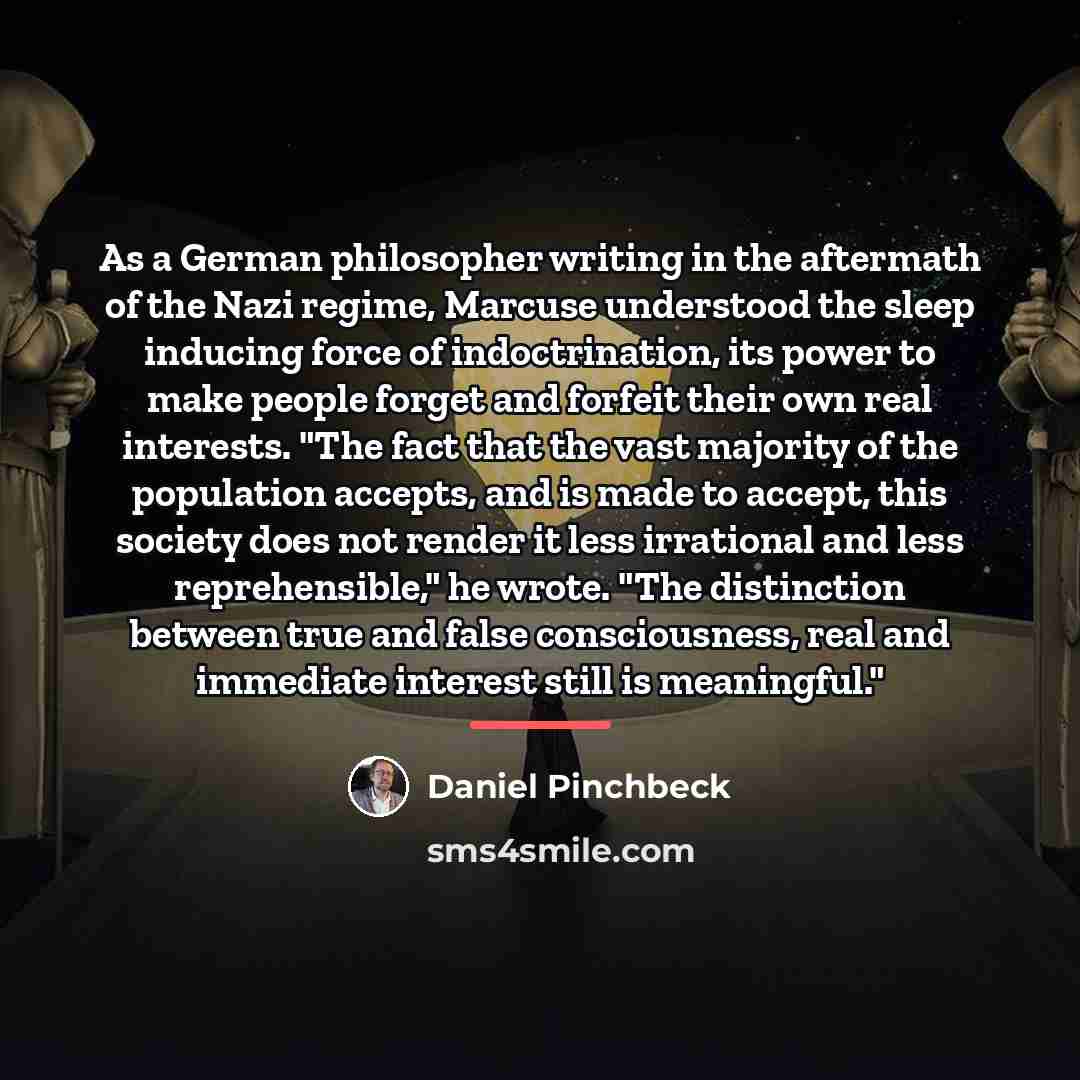 “As a German philosopher writing in the aftermath of the…” quote by Daniel Pinchbeck