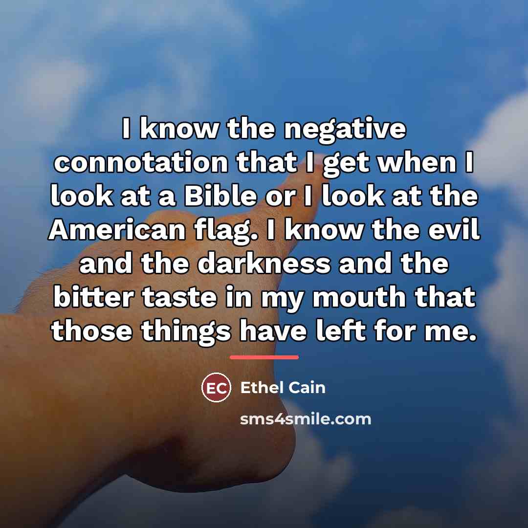 “I know the negative connotation that I get when I…” quote by Ethel Cain