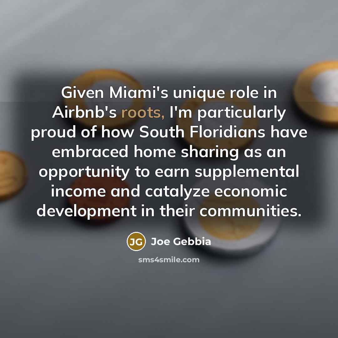“Given Miami's unique role in Airbnb's roots, I'm particularly proud…” quote by Joe Gebbia