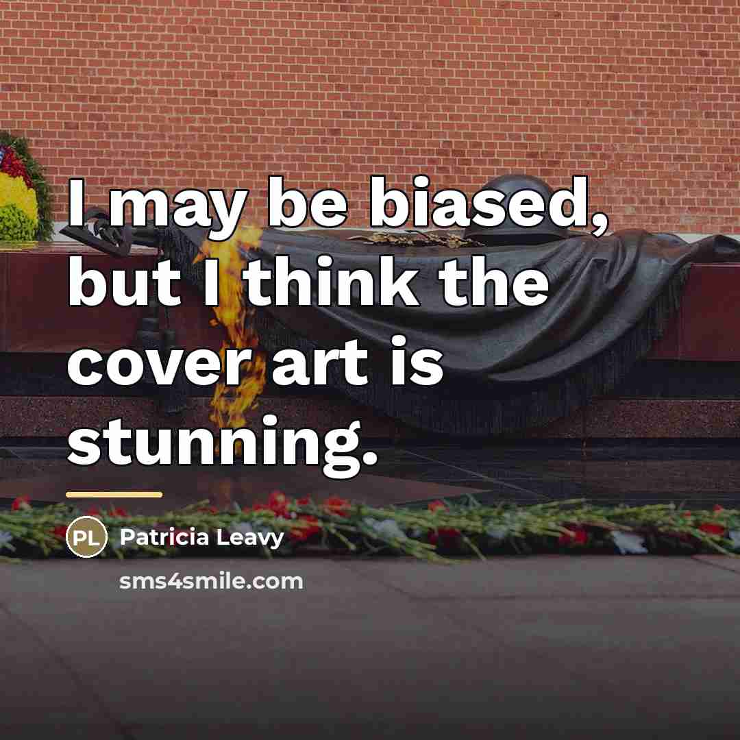 “I may be biased, but I think the cover art…” quote by Patricia Leavy