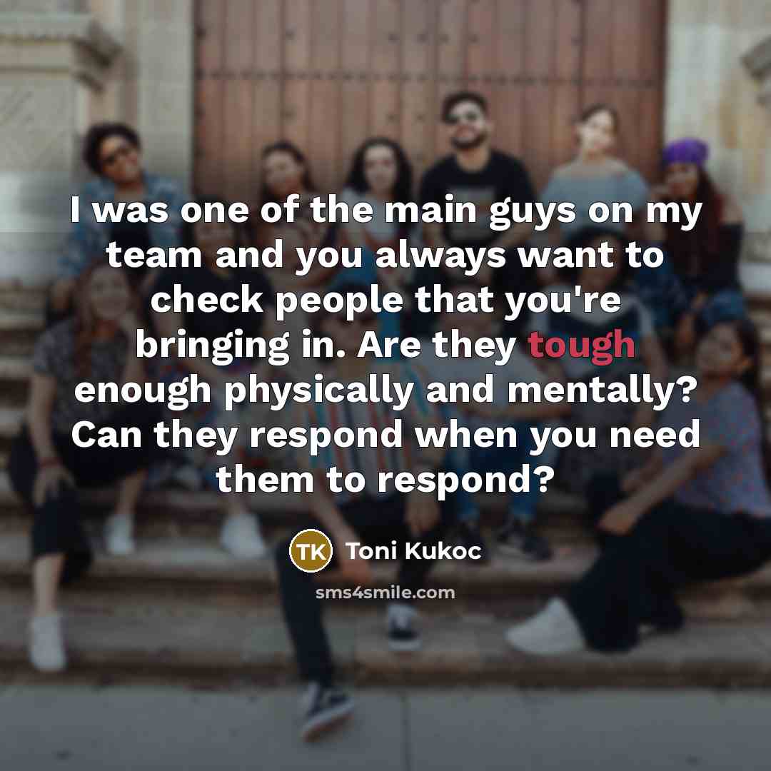 “I was one of the main guys on my team…” quote by Toni Kukoc