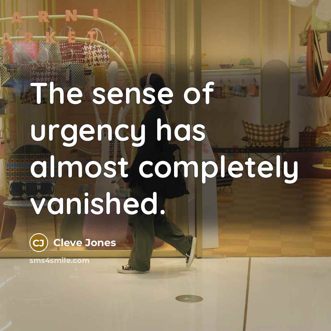 “The sense of urgency has almost completely vanished.…” quote by Cleve Jones