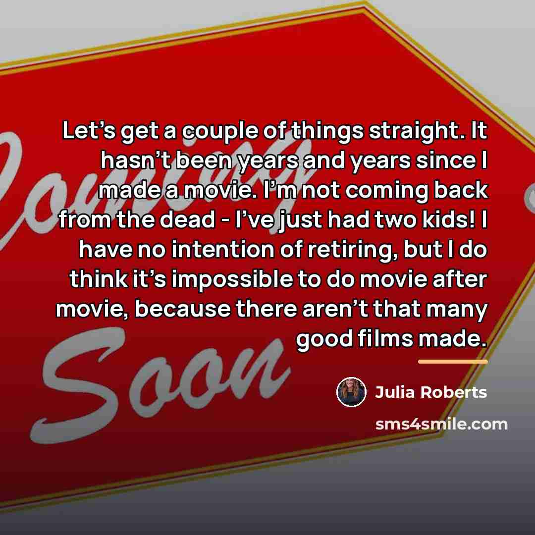 “Let's get a couple of things straight. It hasn't been…” quote by Julia Roberts