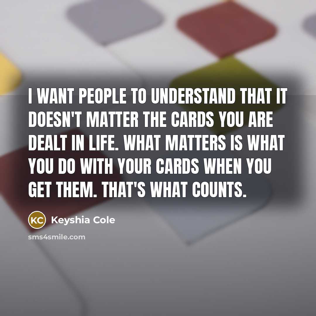 “I want people to understand that it doesn't matter the…” quote by Keyshia Cole